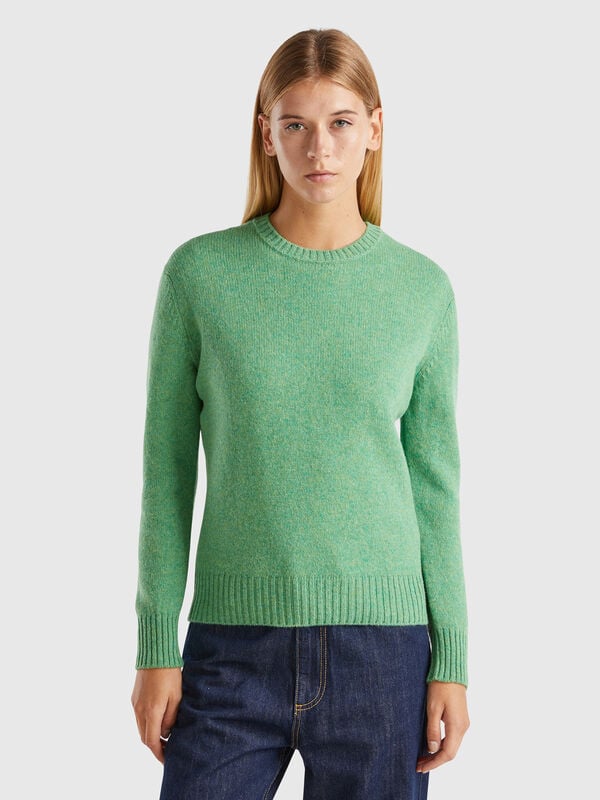 Jersey de pura lana Shetland Mujer