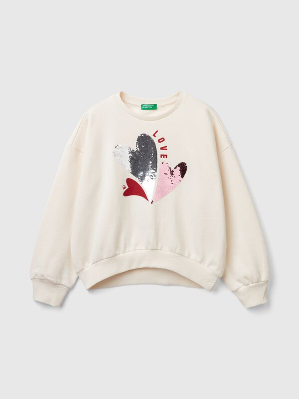 Sudadera con lentejuelas Niña