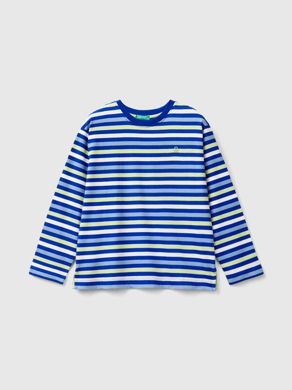 Camiseta de rayas de 100 % algodón Niño