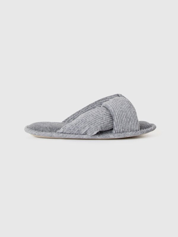 Zapatillas con pala trenzada Mujer