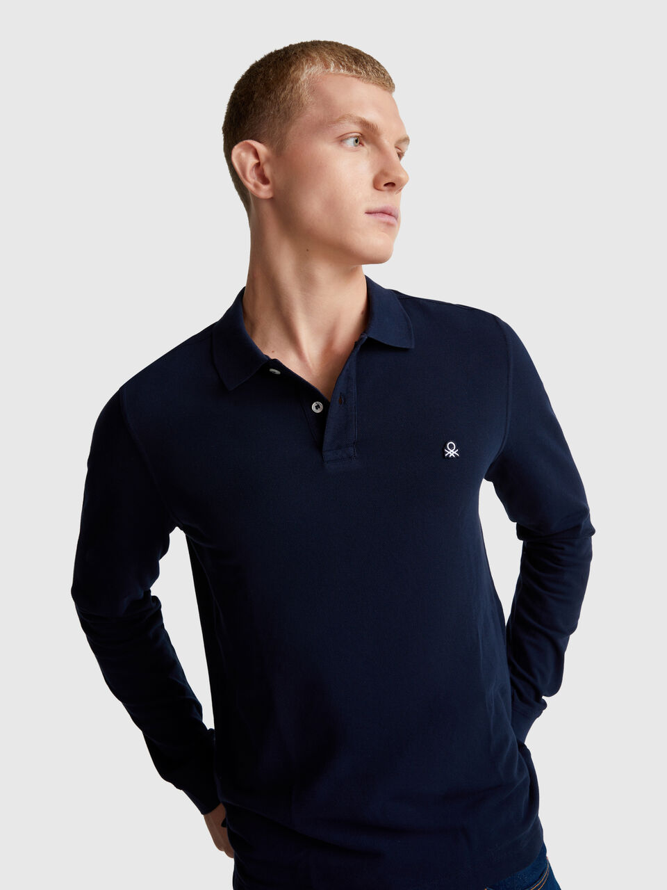 L/S POLO SHIRT Hombre image number null