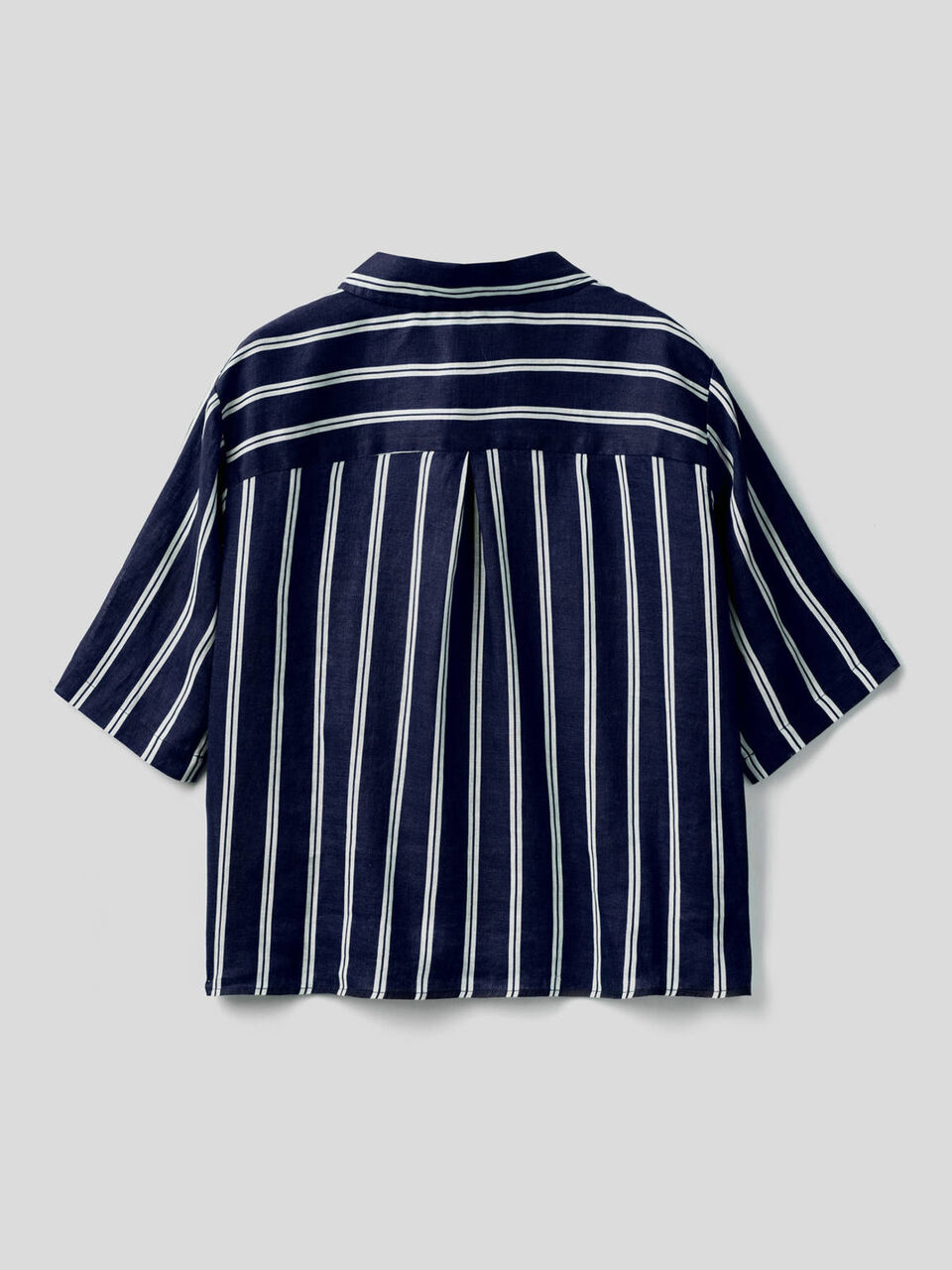 Camisa de 100% lino con estampado image number 2