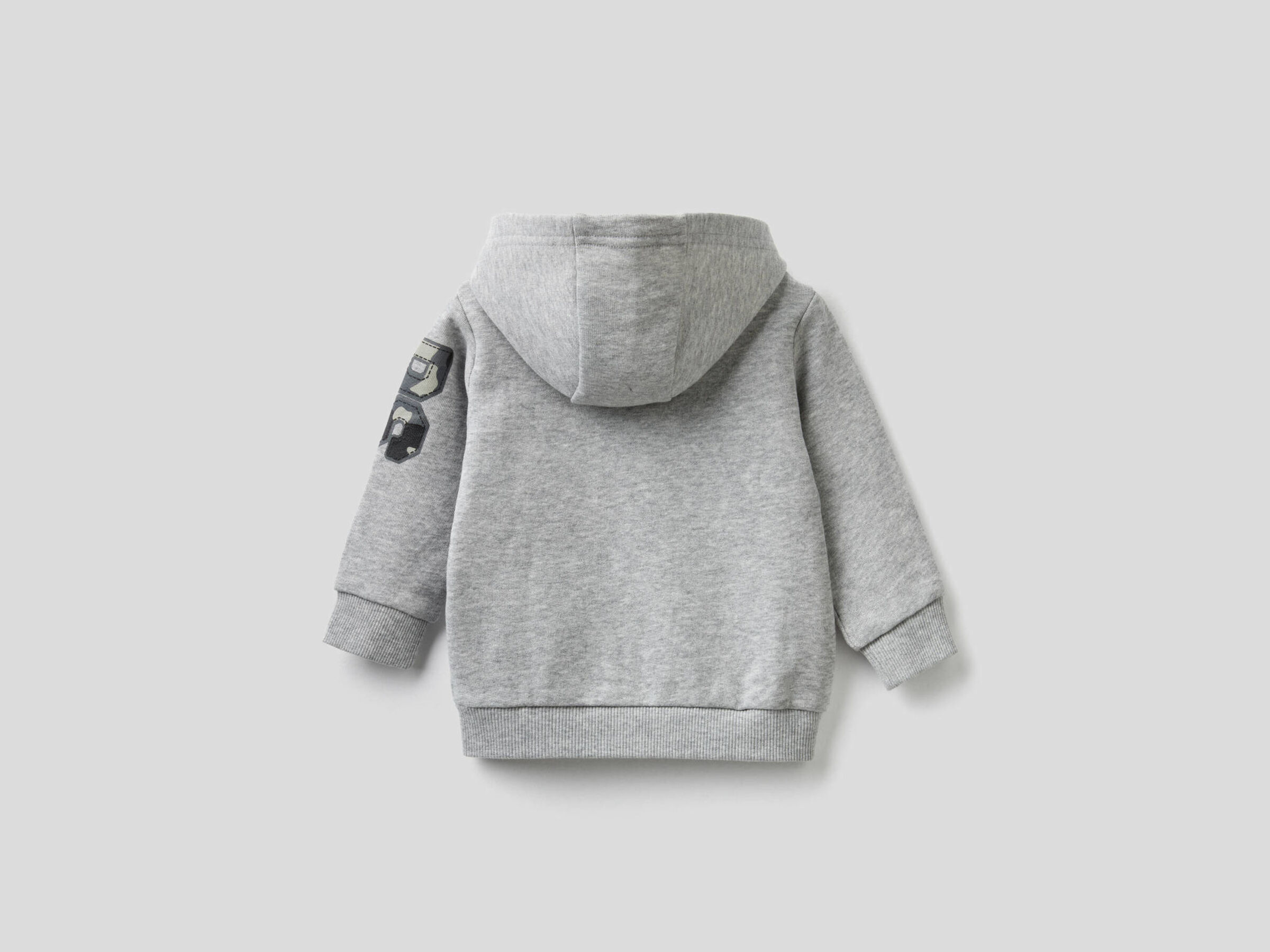 Sudadera de algodón con cremallera y capucha image number null