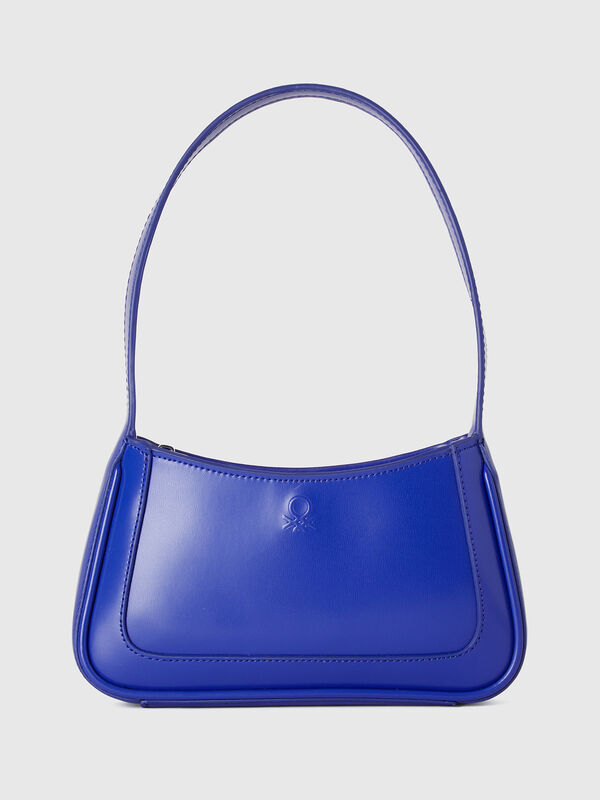 Bolso de hombro de tejido revestido Mujer
