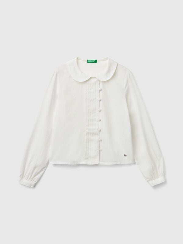 Camisa en mezcla de viscosa Niña