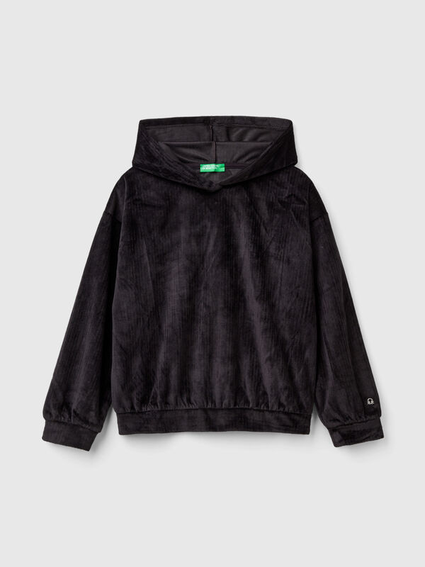Sudadera de chenilla con capucha Niña
