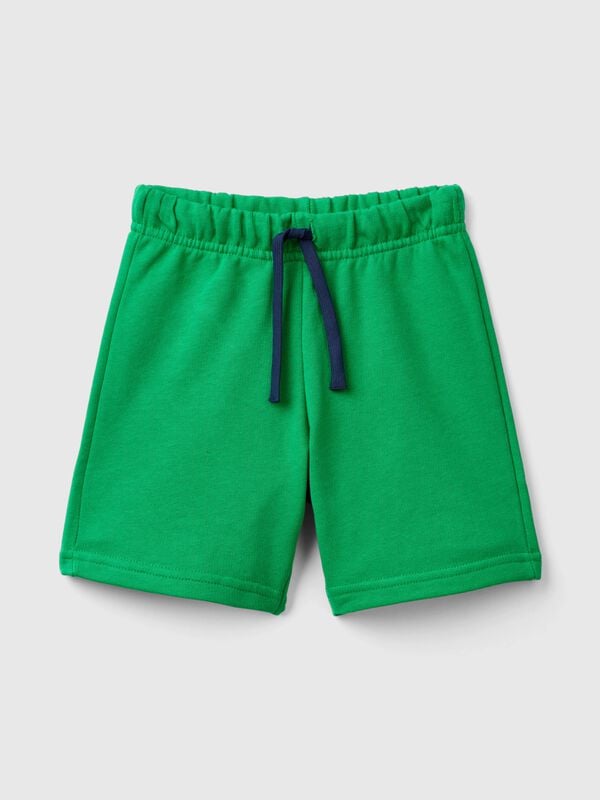 Bermudas de felpa de puro algodón Niño