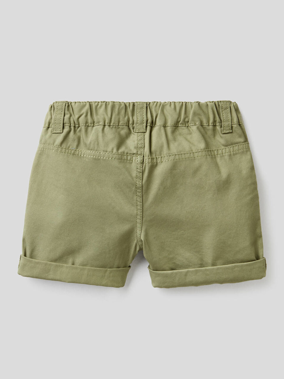 Bermudas de lona de 100 % algodón image number 2