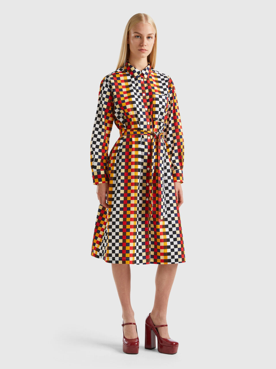Vestidos benetton mujer discount 2019