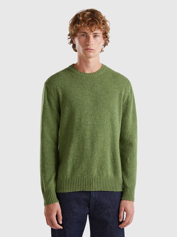Jersey de lana Shetland Hombre