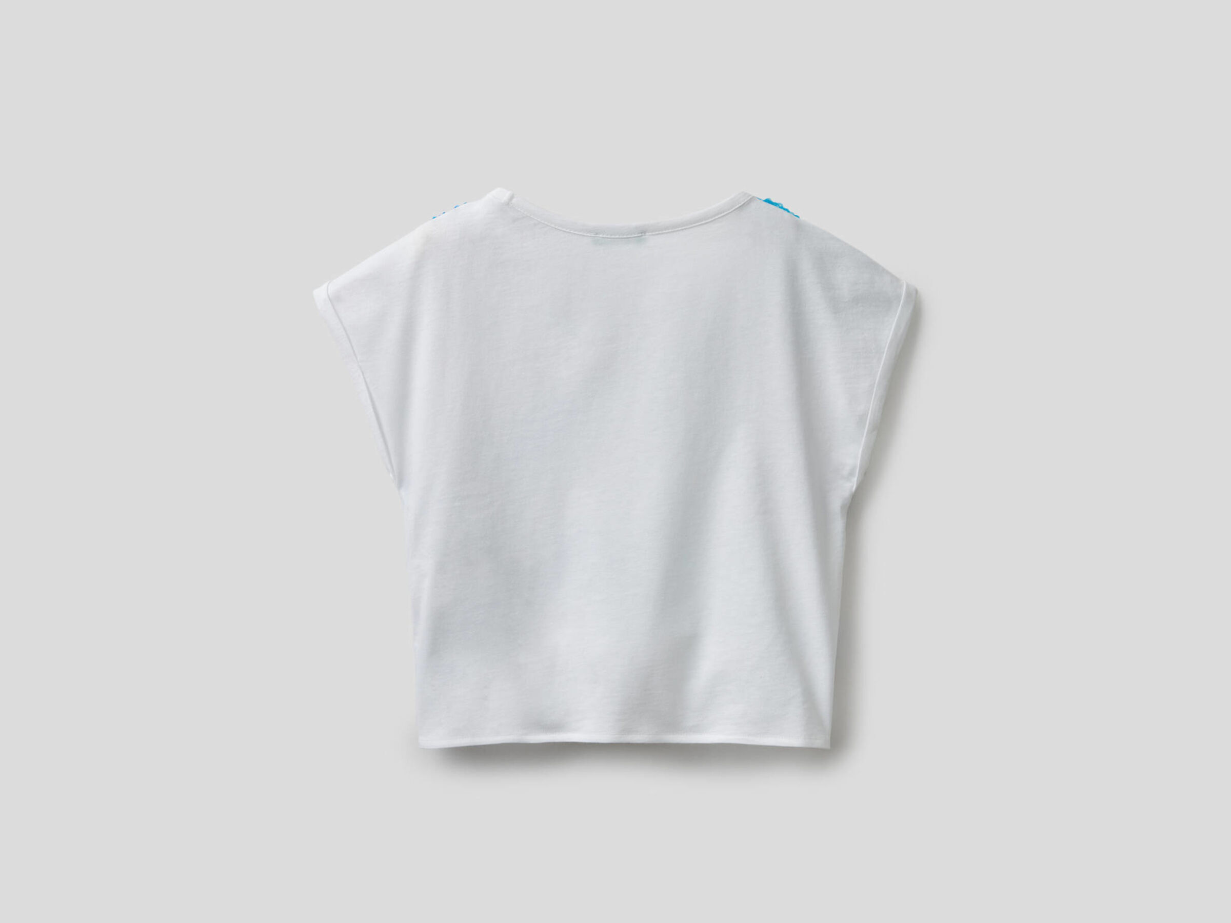 Camiseta con lentejuelas multicolores image number null