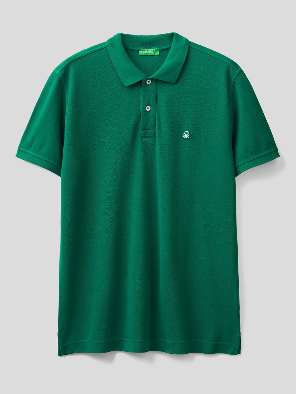Polo de manga corta de 100 % algodón image number 1