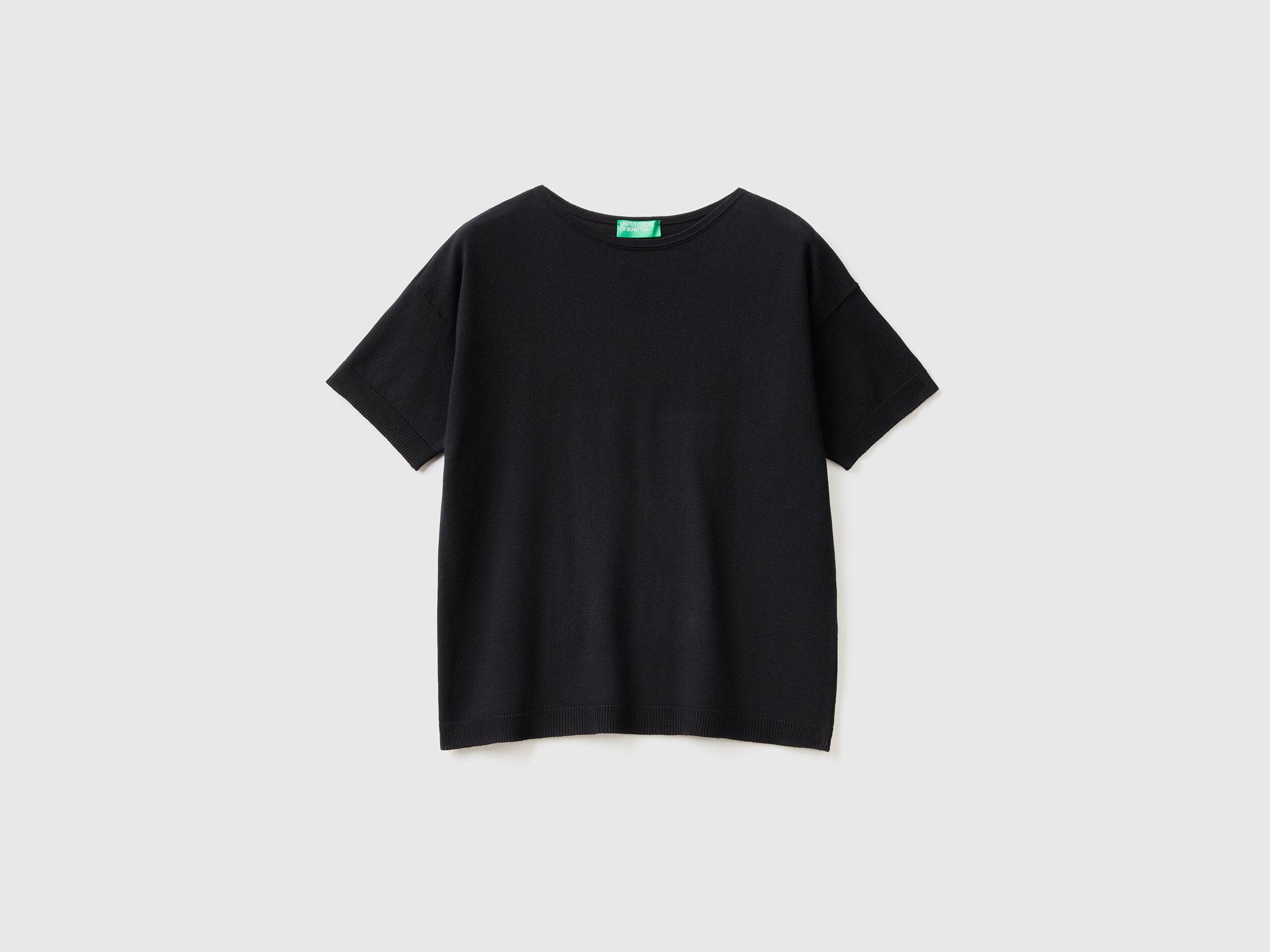 Sueter negro manga corta shop