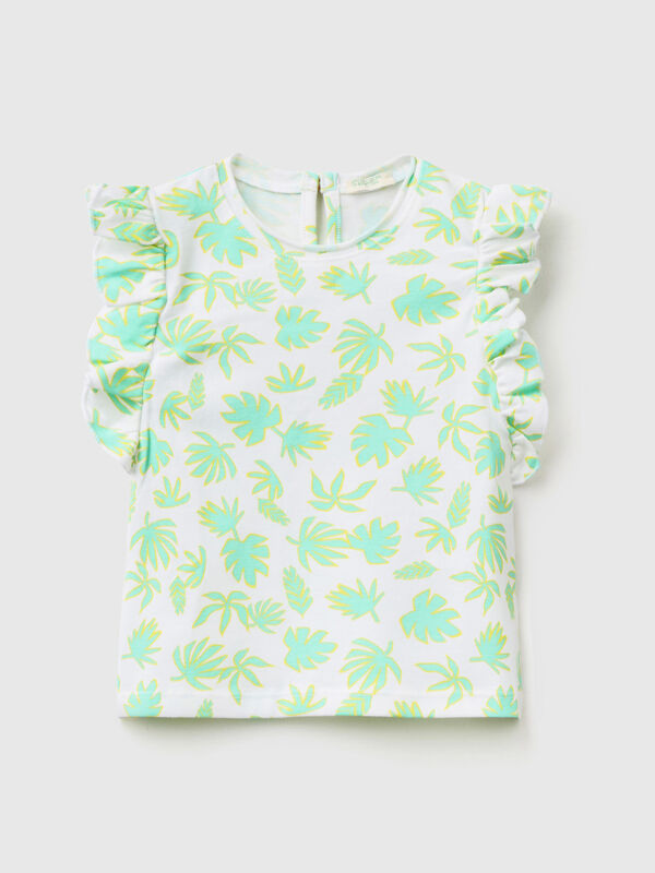 Camiseta con estampado tropical Recién nacidos