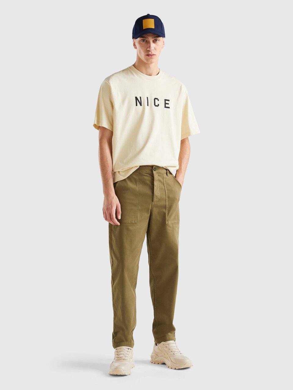 Pantalones Regular Hombre Nueva Coleccion 2024 Benetton