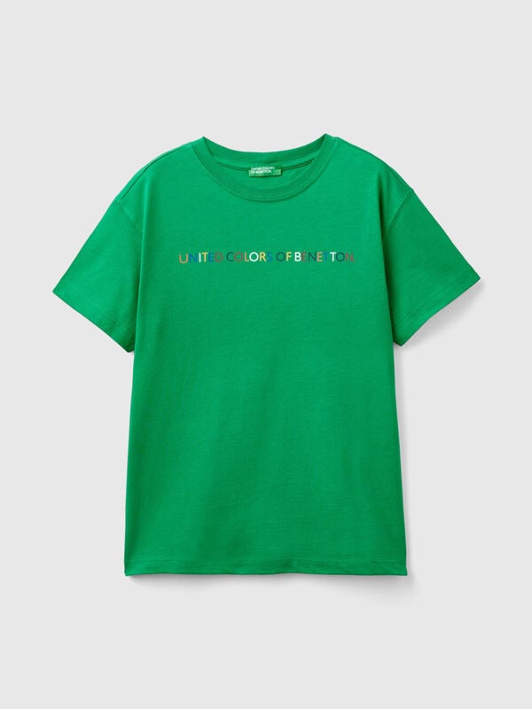Camiseta de manga corta de 100 % algodón orgánico Niño
