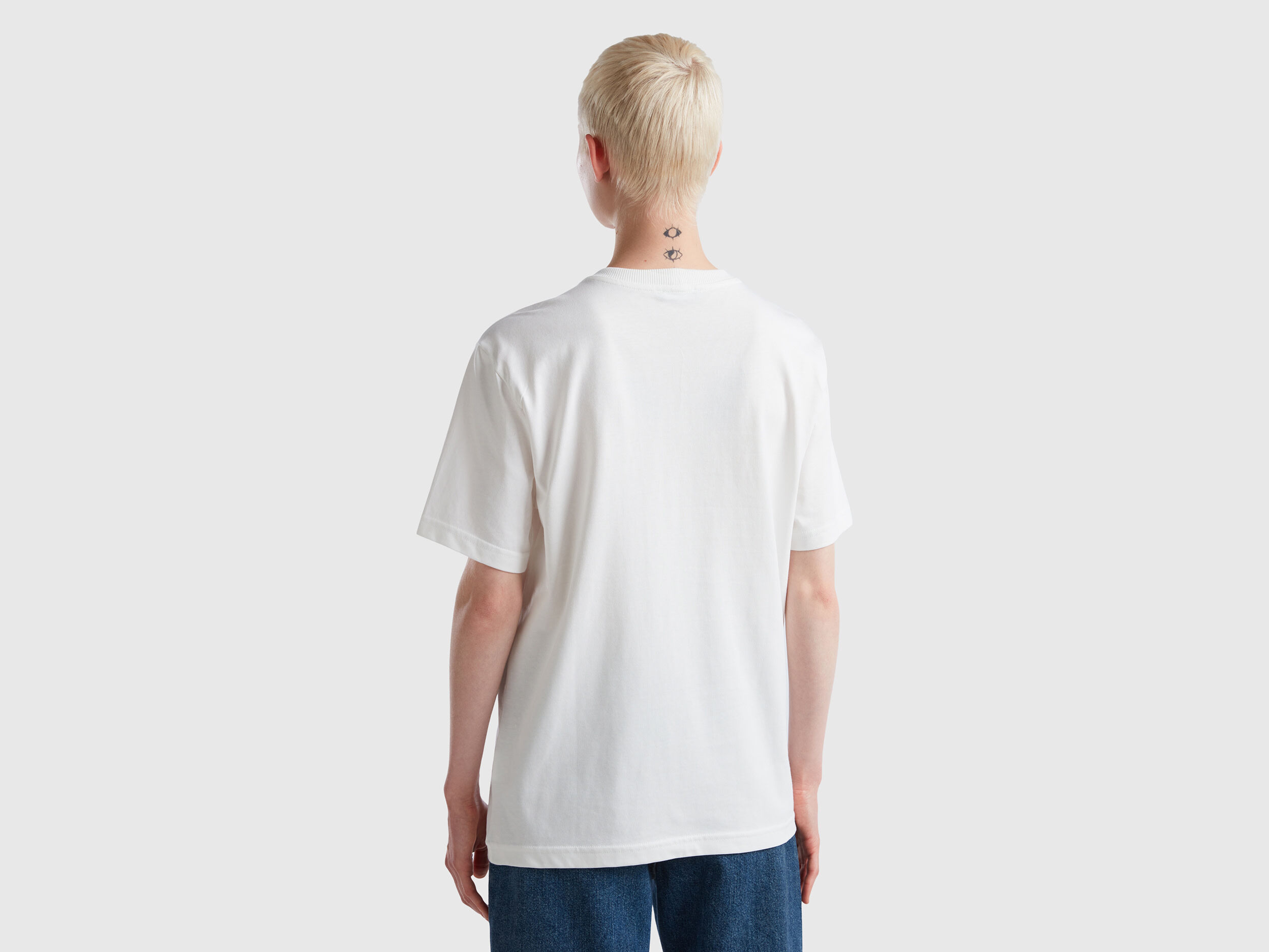 Camiseta blanca unisex clearance