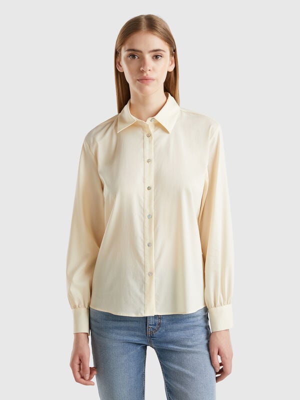 Camisa fluida elástica Mujer