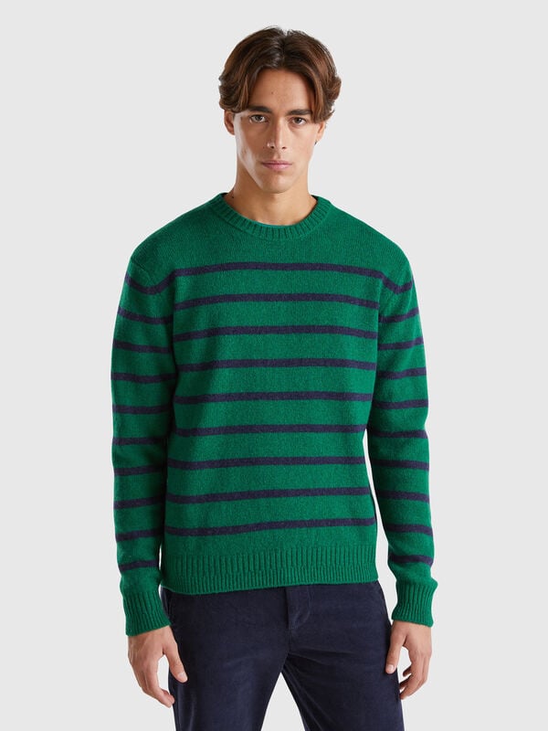 Jersey de pura lana Shetland Hombre