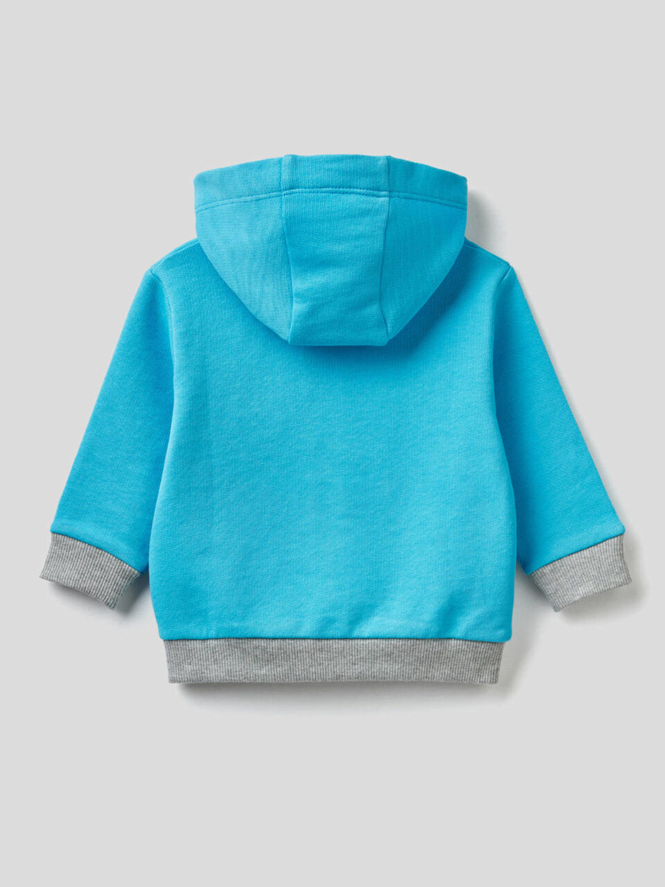 Sudadera de 100% algodón con cremallera y capucha image number 2