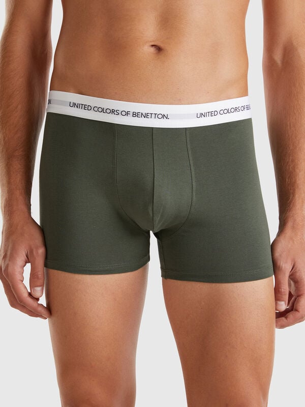 Bóxer de algodón orgánico elástico Hombre