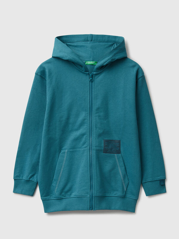 Sudadera con cremallera de gran tamaño Niño