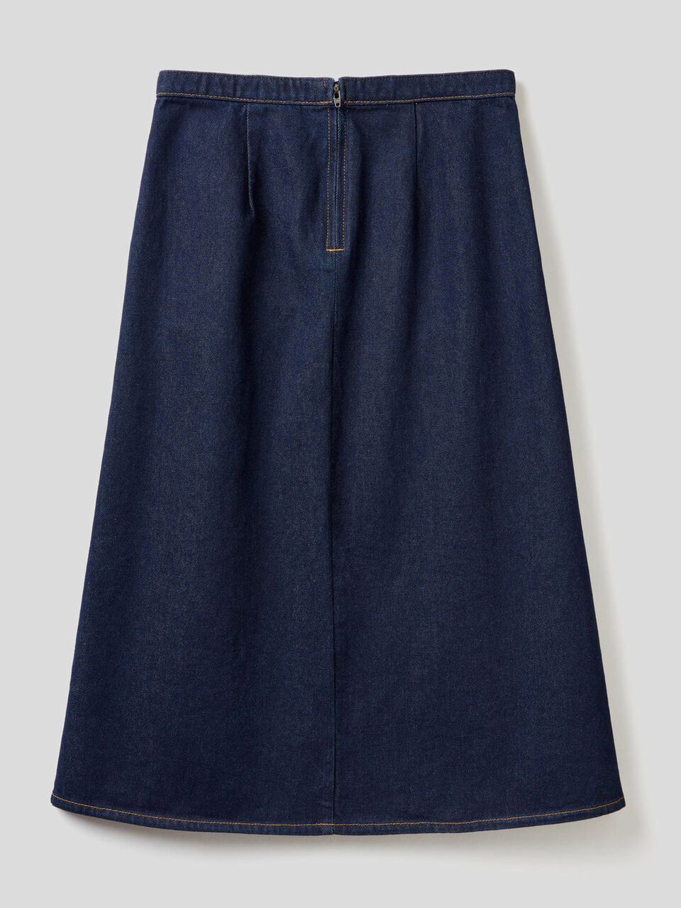 Falda midi en denim de 100 % algodón image number 2