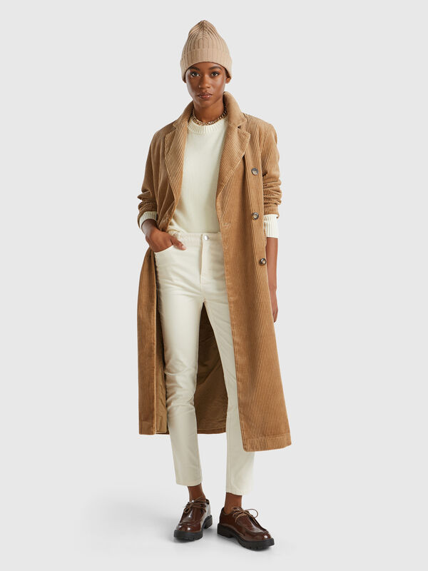 Pantalón de pana de cinco bolsillos Mujer