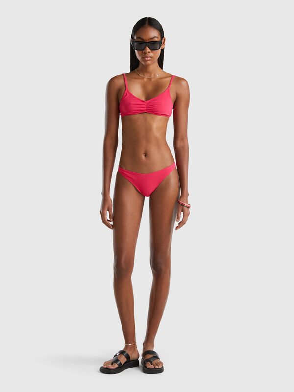 Braguita de bikini de ECONYL® con efecto rizo Mujer