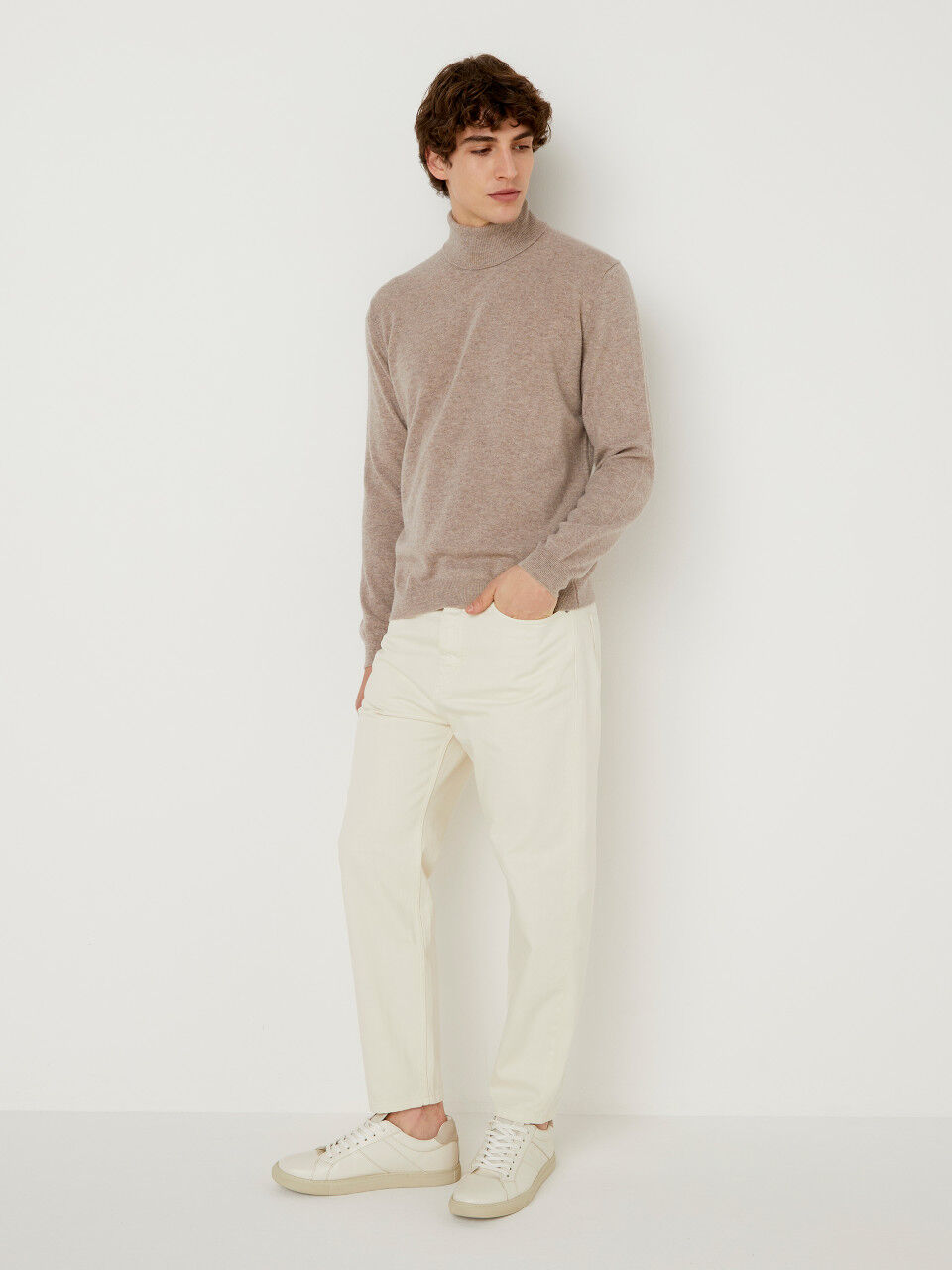 Pantalón loose fit de algodón