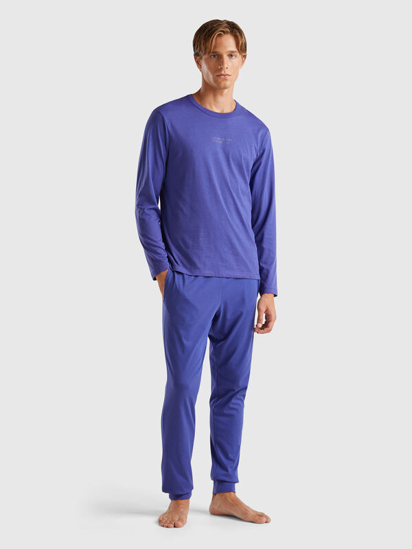 Pantalón con elástico con logotipo Hombre