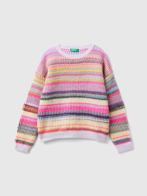 Jersey de rayas de jacquard Niña