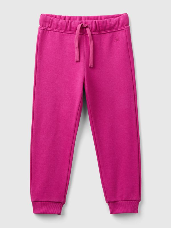 Pantalón de felpa de algodón orgánico Niña