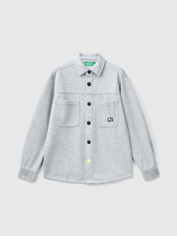 Camisa gamer de cálido algodón mixto Niño