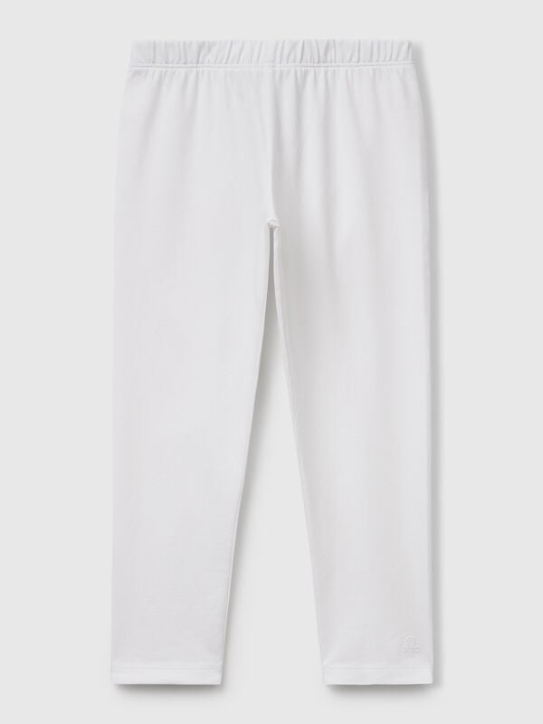 Leggings de algodón elástico Niña