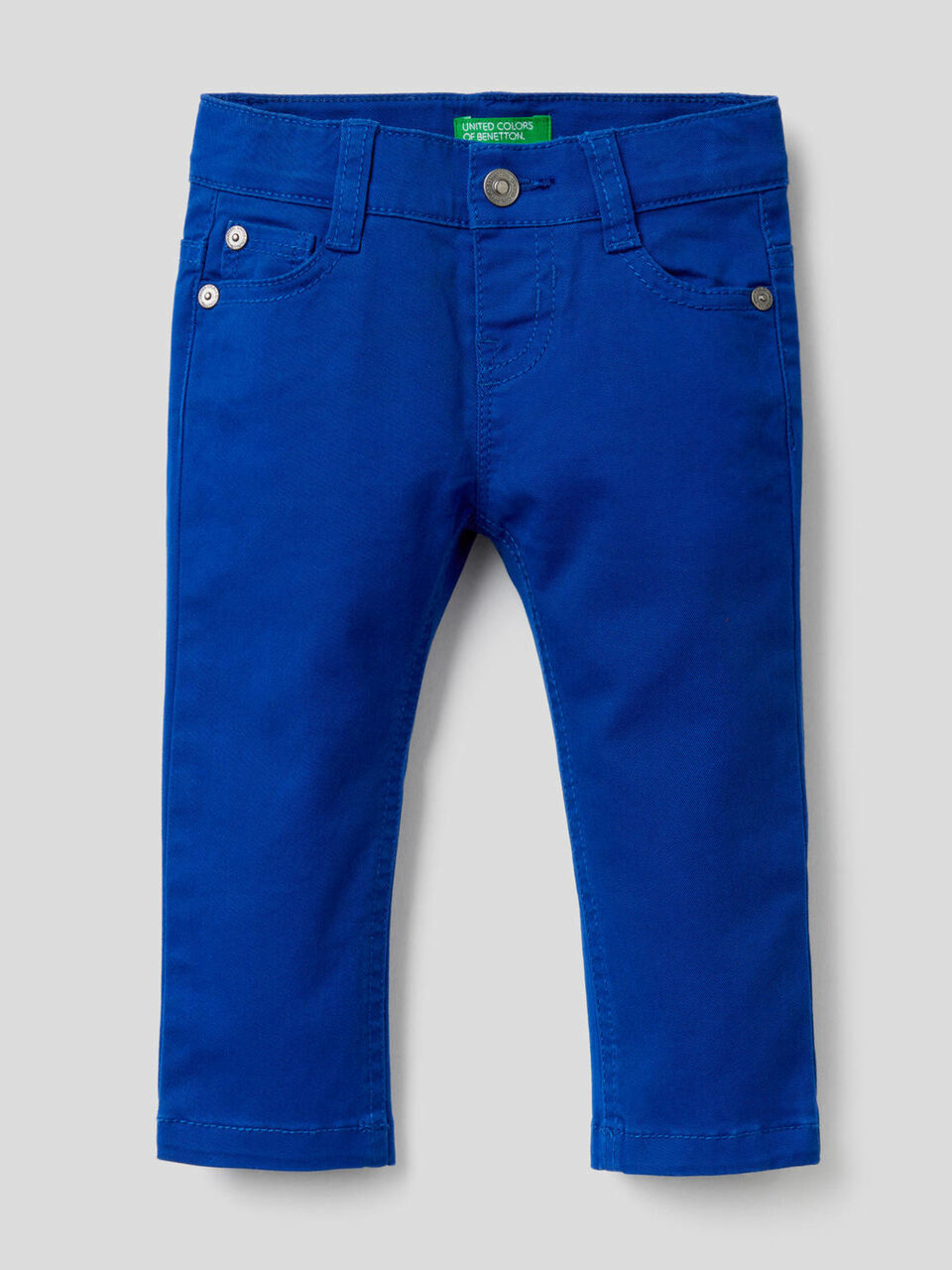 Pantalón slim fit de algodón elástico image number null