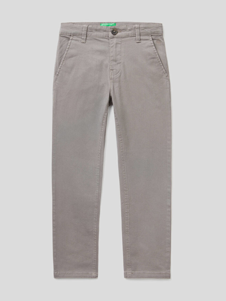 Pantalón slim fit de algodón elástico image number 1