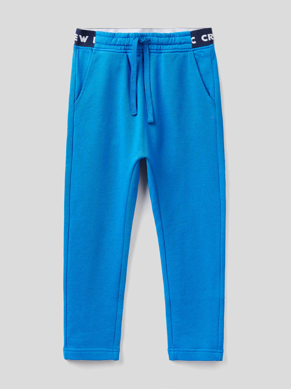 Pantalón de felpa con elástico con logotipo image number 1