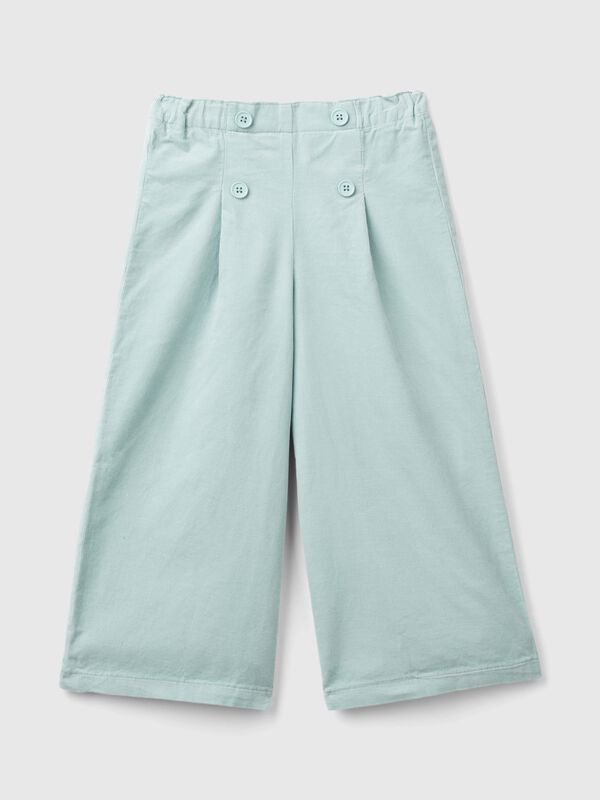 Pantalón de pana con botones Niña