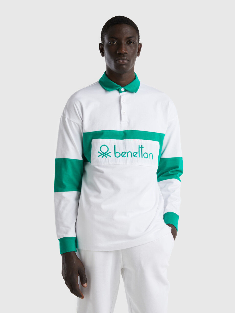 Polos manga larga hombre benetton shop