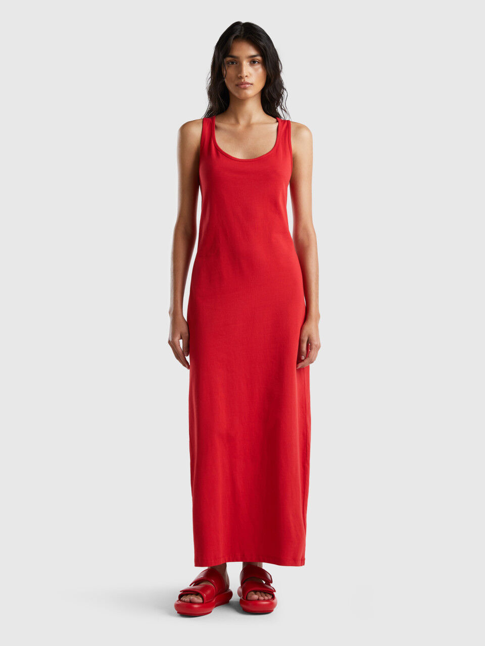 Vestidos largos benetton cheap