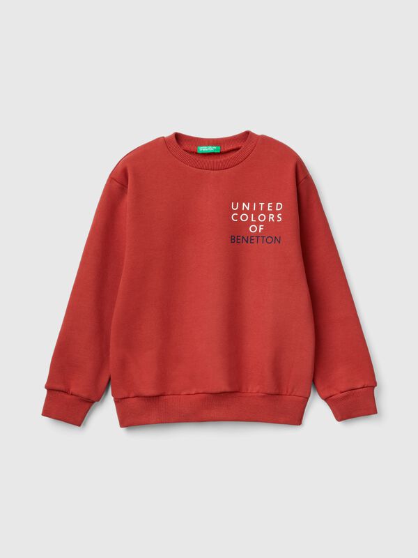 Sudadera cálida con logotipo Niño