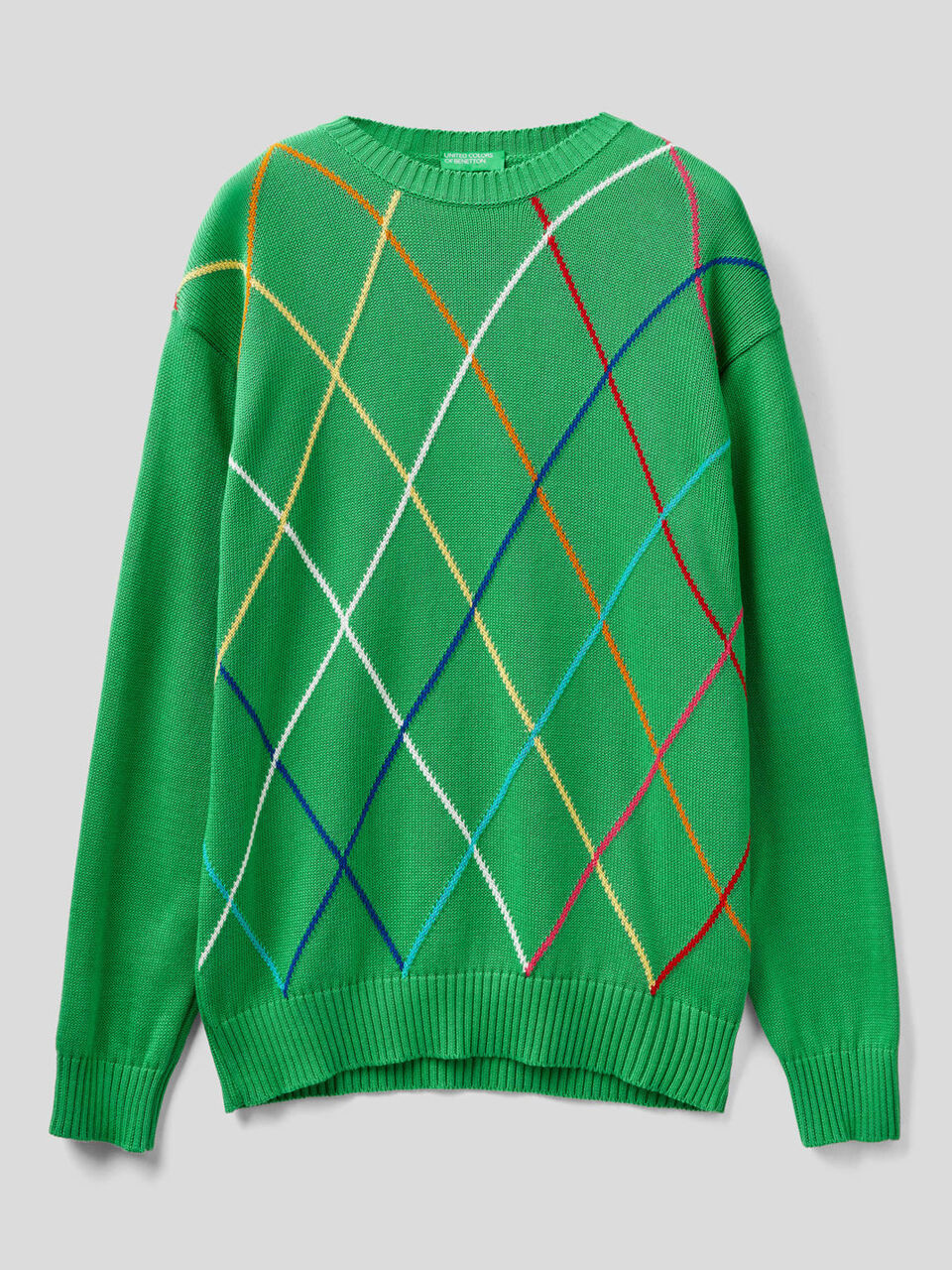 Jersey de rombos multicolor image number 1