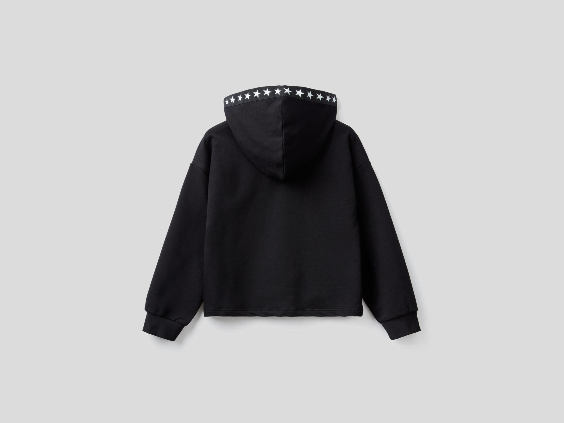Sudadera cropped de algodón orgánico elástico image number null