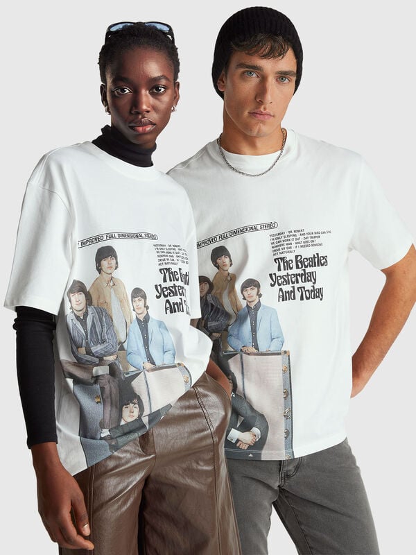 Camiseta de algodón de los Beatles