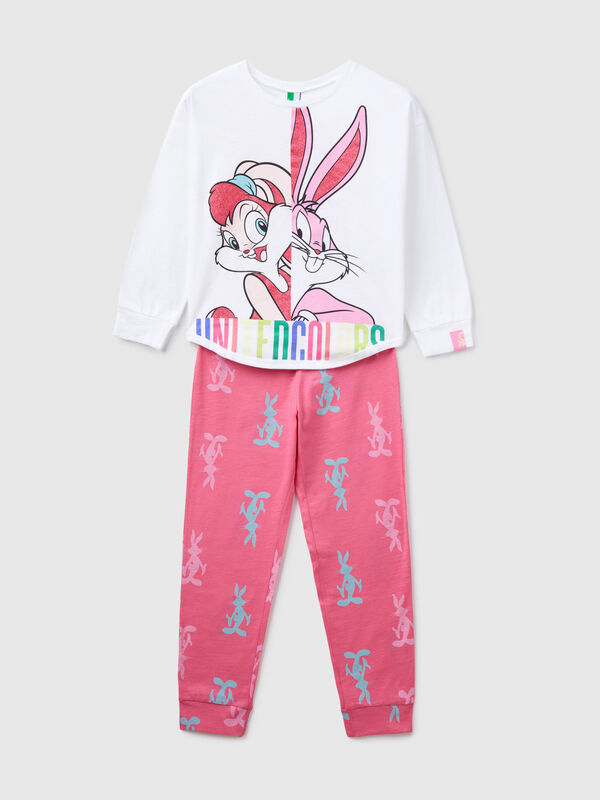 Pijama largo de Bugs Bunny y Lola Niña