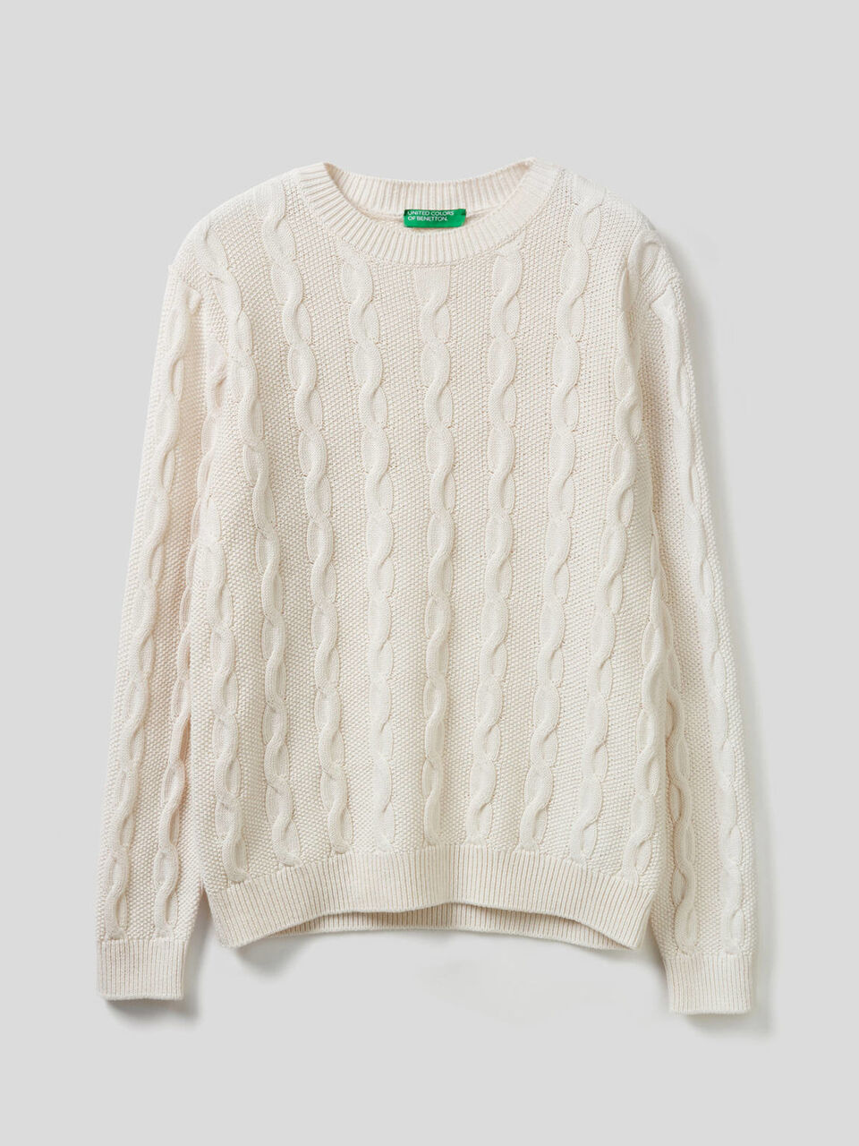 Jersey de cuello redondo con ochos Hombre image number 1