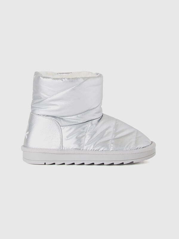 Botines con efecto laminado Niña