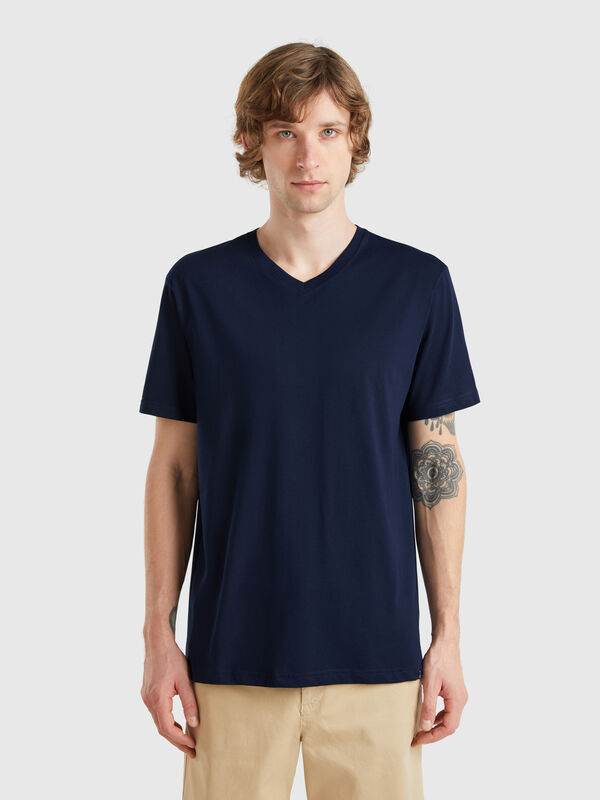 Camiseta de algodón de fibra larga Hombre