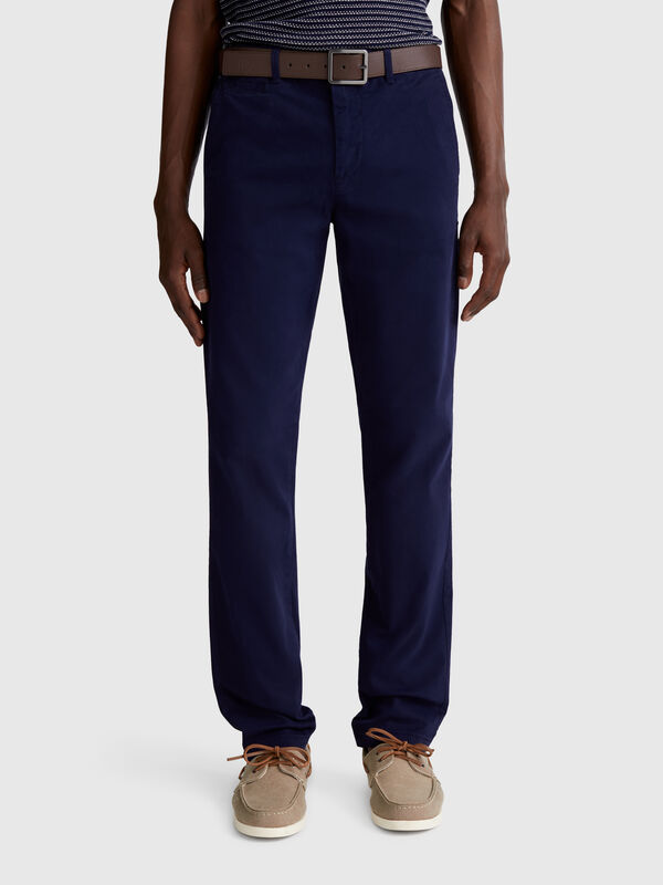 Chinos slim fit azul oscuro Chinos slim fit azul oscuro Hombre